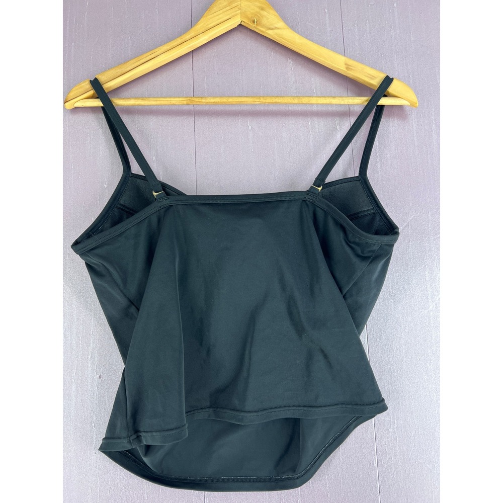 Victorias Secret Black Tie Front Minimalist Tankini SwimTop Adjustable Strap 36C - Picture 4 of 7